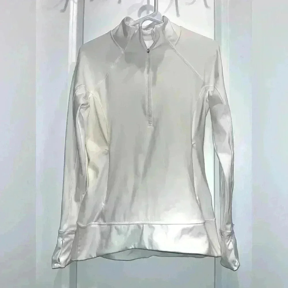 Athleta Women's White Long Sleeve Top